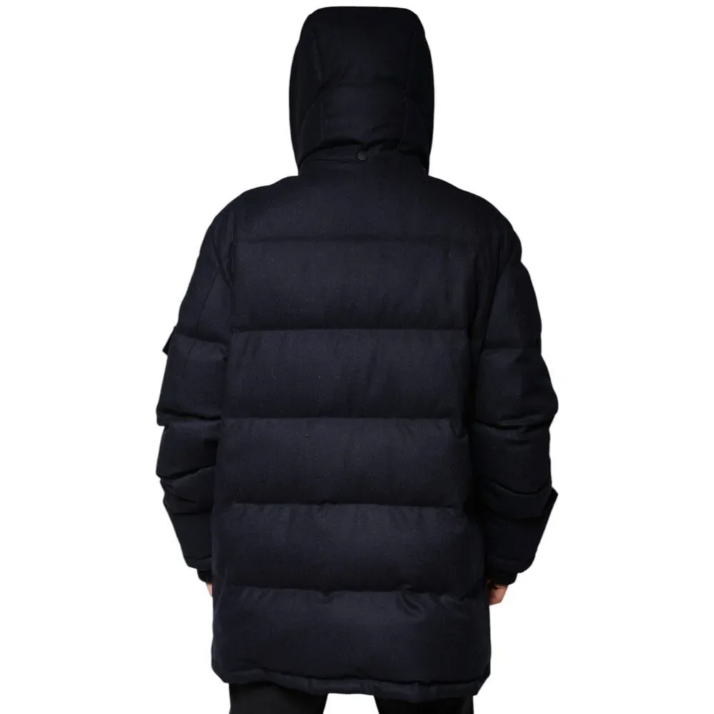 Dolce & Gabbana Black Nylon Hooded Puffer Men Coat Jacket - Picture 4 of 9